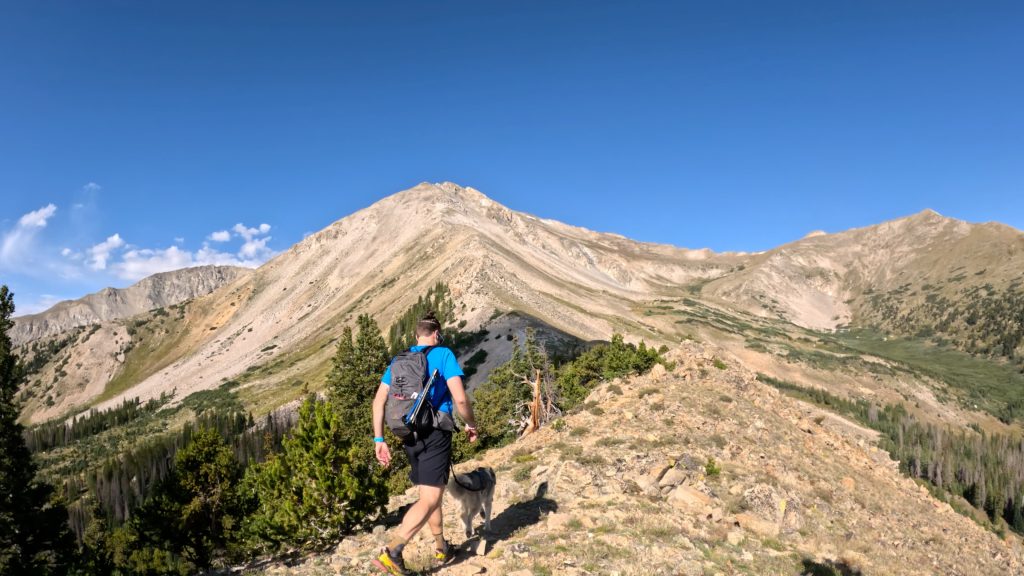 Mt Yale East Ridge, starting the ridge