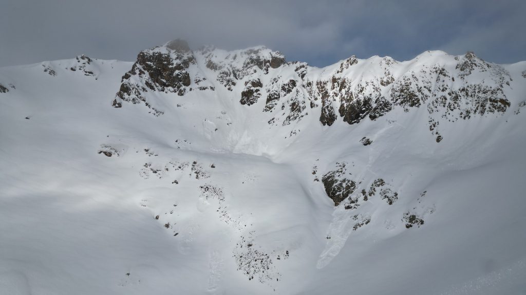 Snoopy's Backside Couloir May of an Average Snow Year