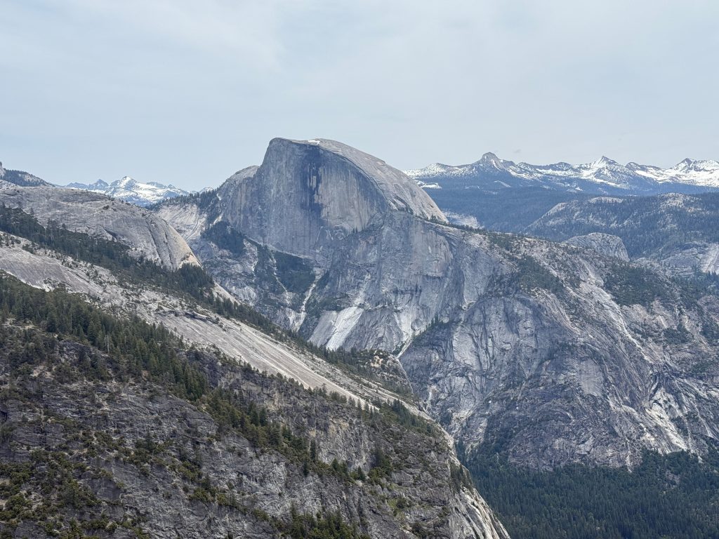 Views from Yosemite Point, looking towards Half Dome.