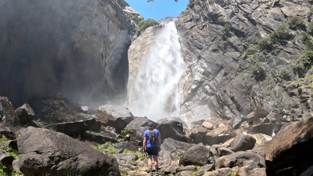 Views from Lower Yosemite Falls in the Spring.