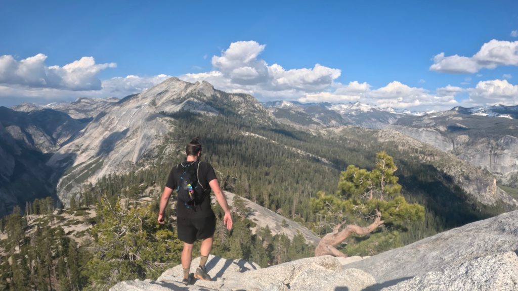 The insanely beautiful views on the hike up to Half Dome