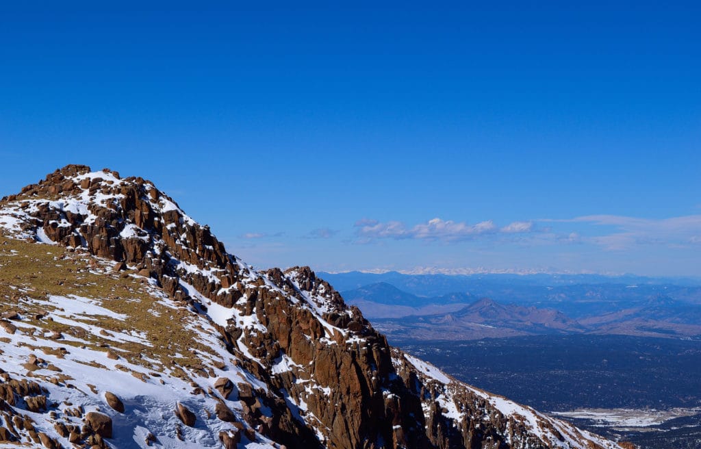 Pikes Peak Winter 14er Hike Information & Review