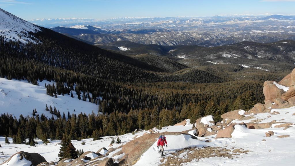 Pikes Peak Winter 14er Hike Information & Review