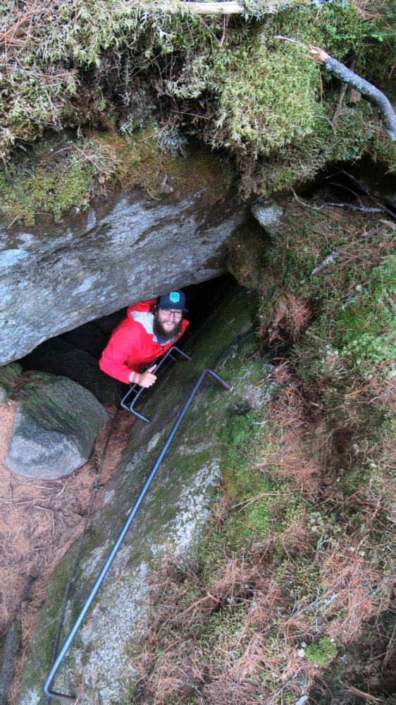 Maine Ice Caves Hike Pictures