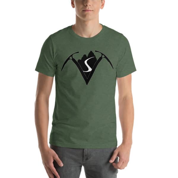 Virtual Sherpa Black Logo Unisex Tee - Image 3