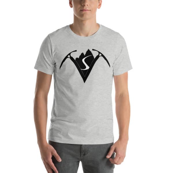 Virtual Sherpa Black Logo Unisex Tee - Image 4
