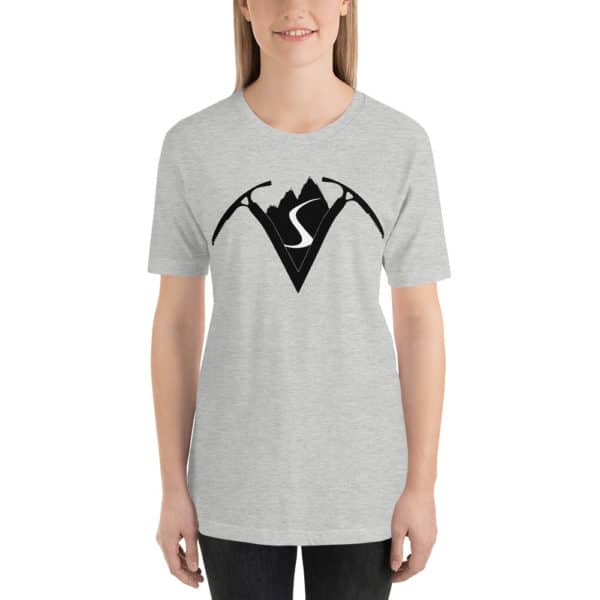 Virtual Sherpa Black Logo Unisex Tee - Image 2