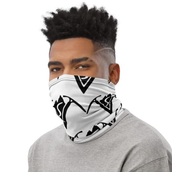 Virtual Sherpa Black Logo Neck Gaiter - Image 3