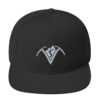 Virtual Sherpa White Logo Snapback Hat - Image 2