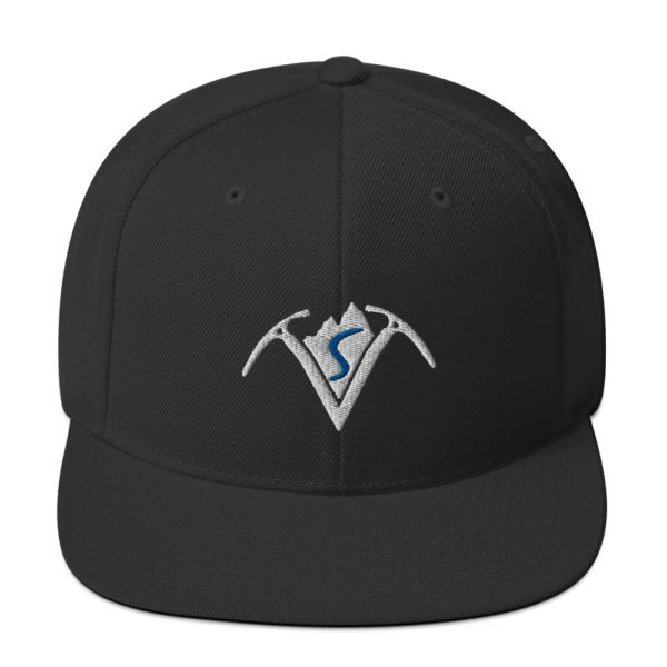 Virtual Sherpa White Logo Snapback Hat - Image 2