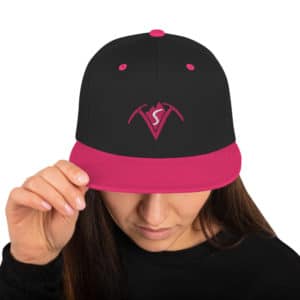 Virtual Sherpa Pink Logo Snapback Hat