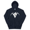Virtual Sherpa White Logo Unisex Hoodie - Image 2