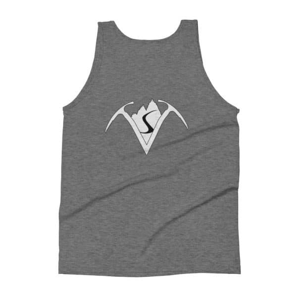 Virtual Sherpa White Logo Unisex Tank - Image 4