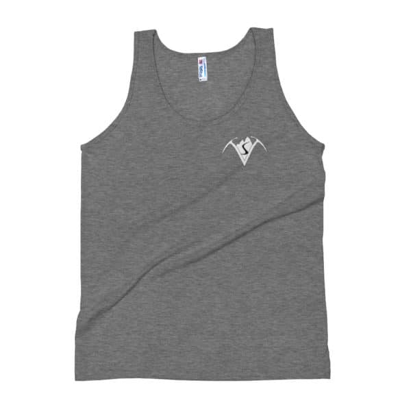 Virtual Sherpa White Logo Unisex Tank - Image 5