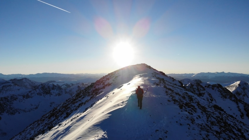 Quandary Peak Winter Hike