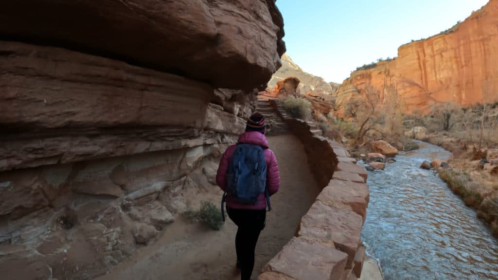 Hickman Bridge Capitol Reef Hike Pictures