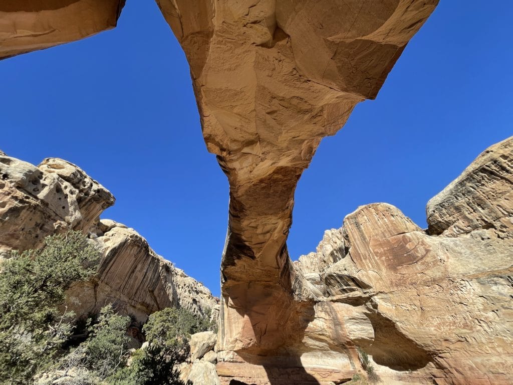 Hickman Bridge Capitol Reef Hike Pictures