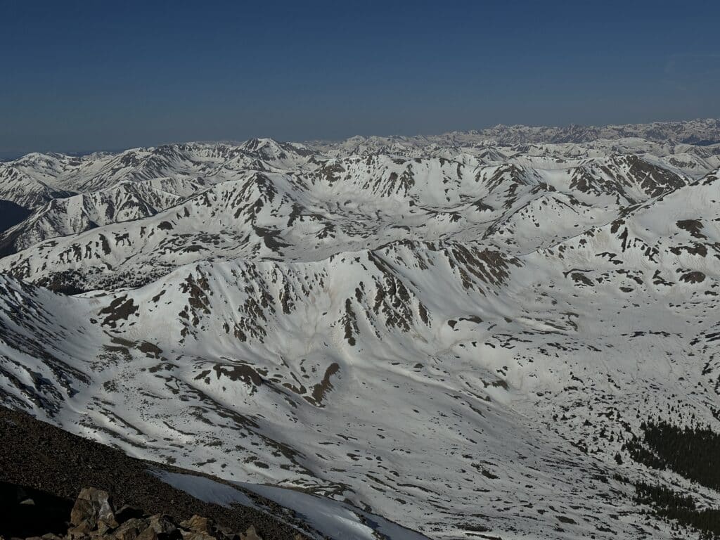 Mt Elbert Box Couloirs Pictures