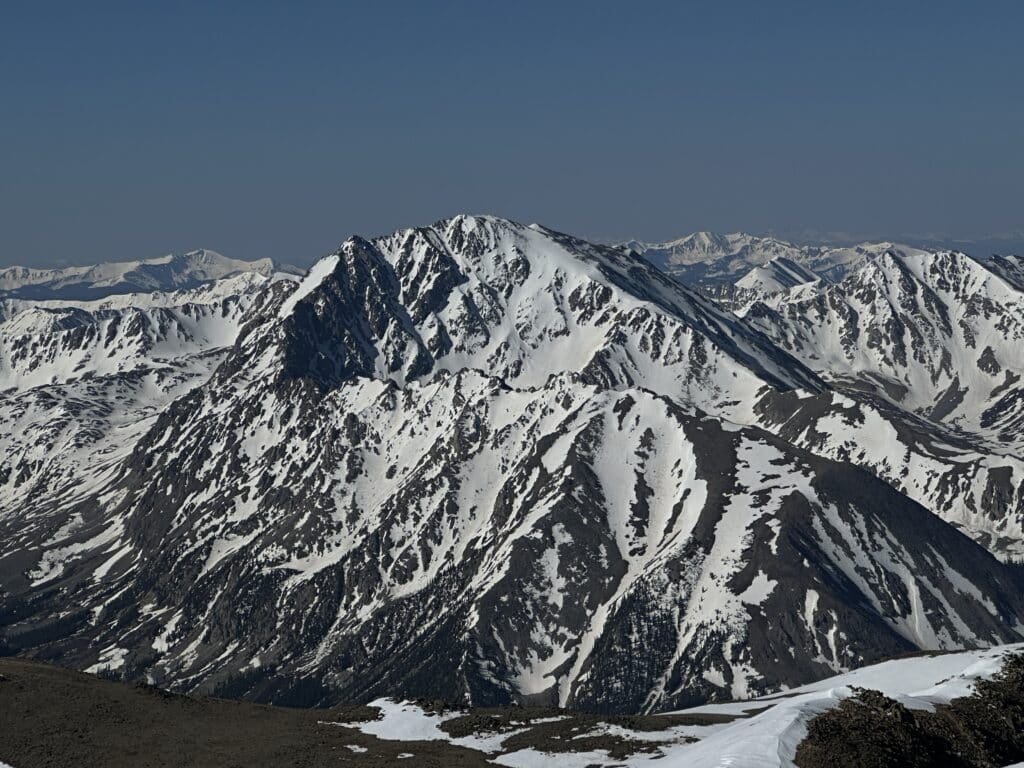 Mt Elbert Box Couloirs Pictures