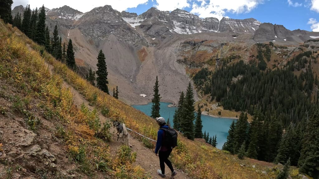 Blue Lakes Trail Colorado Hike Pictures