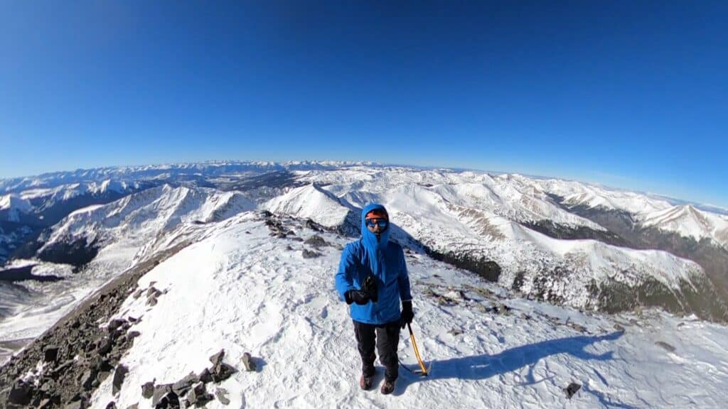 Torreys Peak Winter Hike Pictures