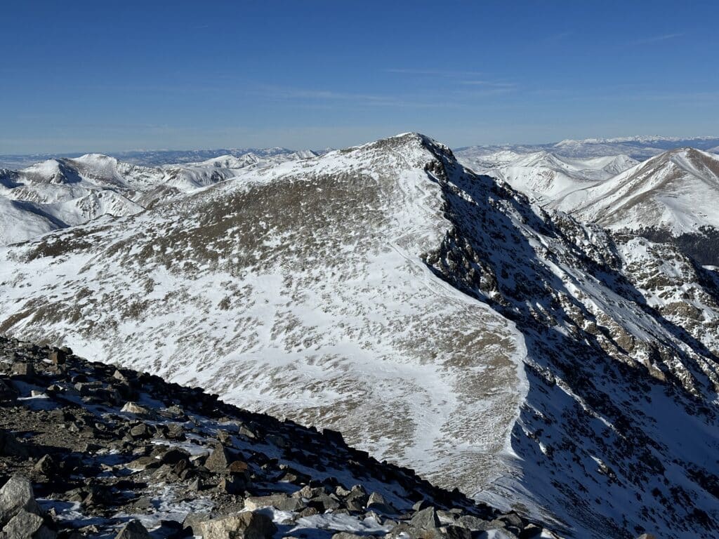 Torreys Peak Winter Hike Pictures