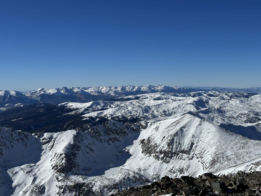 Torreys Peak Winter Hike Pictures