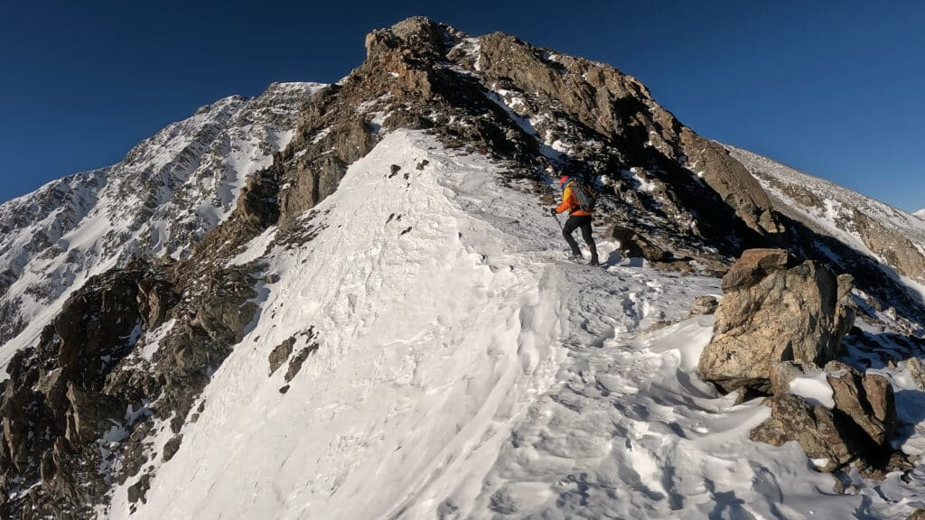 Torreys Peak Winter Hike Pictures