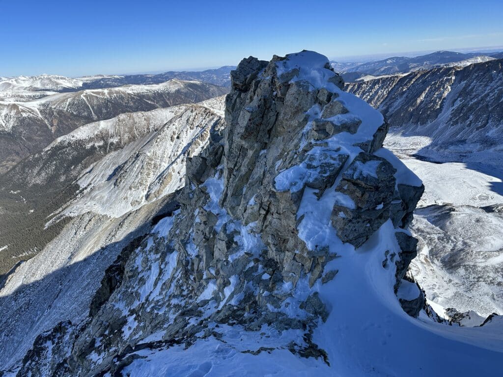 Torreys Peak Winter Hike Pictures