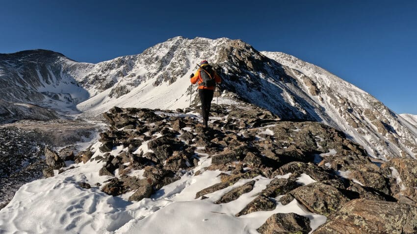 Torreys Peak Winter Hike Pictures