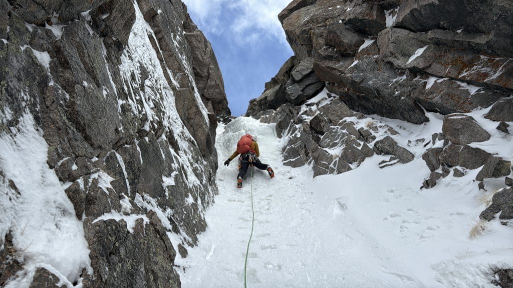 Martha Couloir Climb Pictures