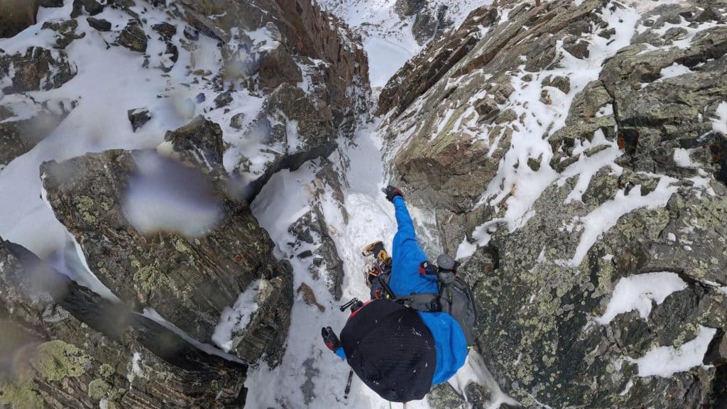 Martha Couloir Climb Pictures