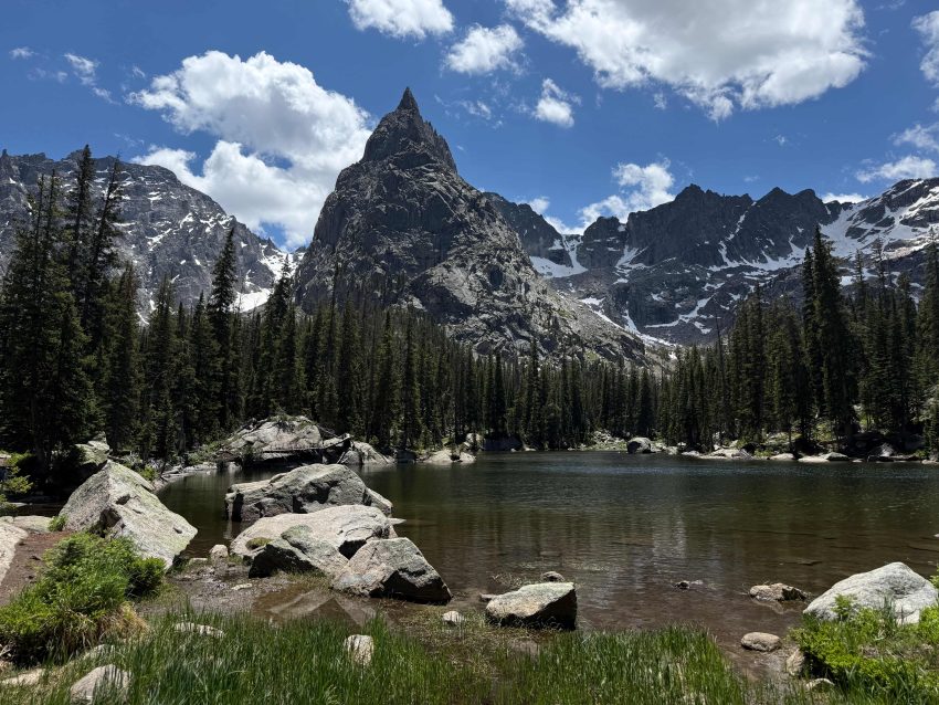 Lone Eagle Peak From Mirror Lake